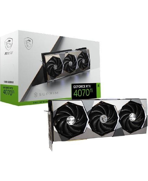 Видеокарта MSI GeForce RTX 4070 Ti SUPRIM 12G