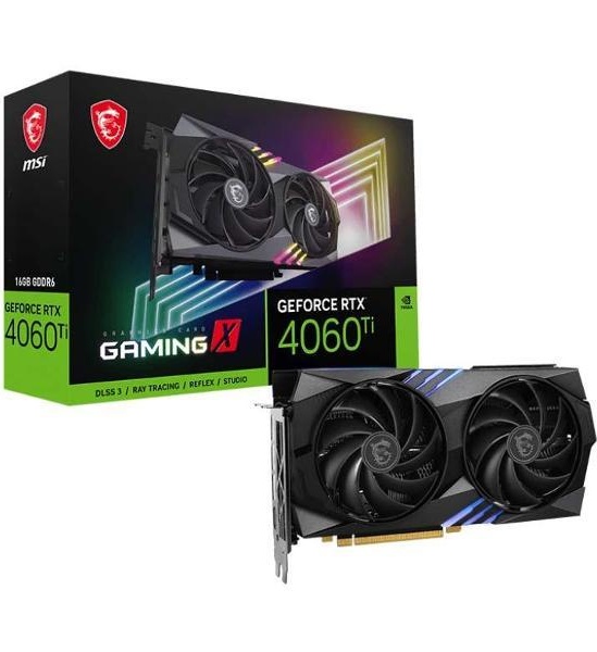 Видеокарта MSI NVIDIA GeForce RTX 4060 Ti GAMING 16GB