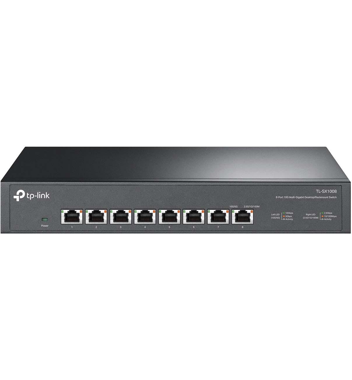 Коммутатор TP-Link TL-SX1008 8x10G неуправляемый