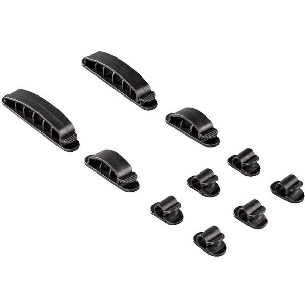 Стяжки для кабеля Hama 10 шт., Black (00020605)