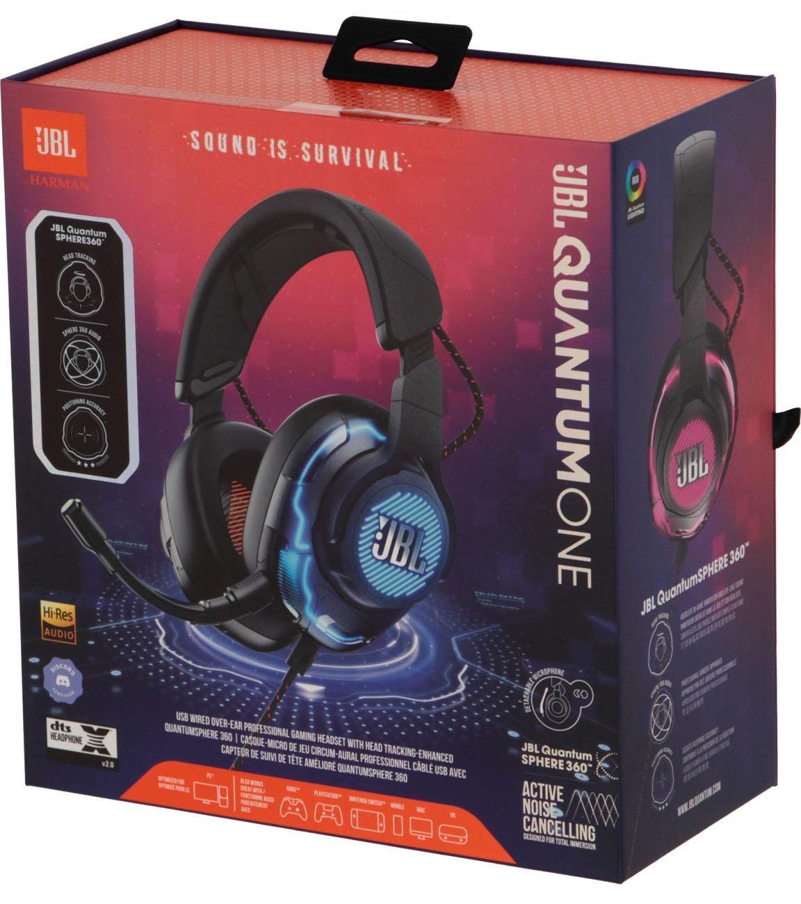Игровые наушники JBL Quantum ONE (JBLQUANTUMONEBLK) фото