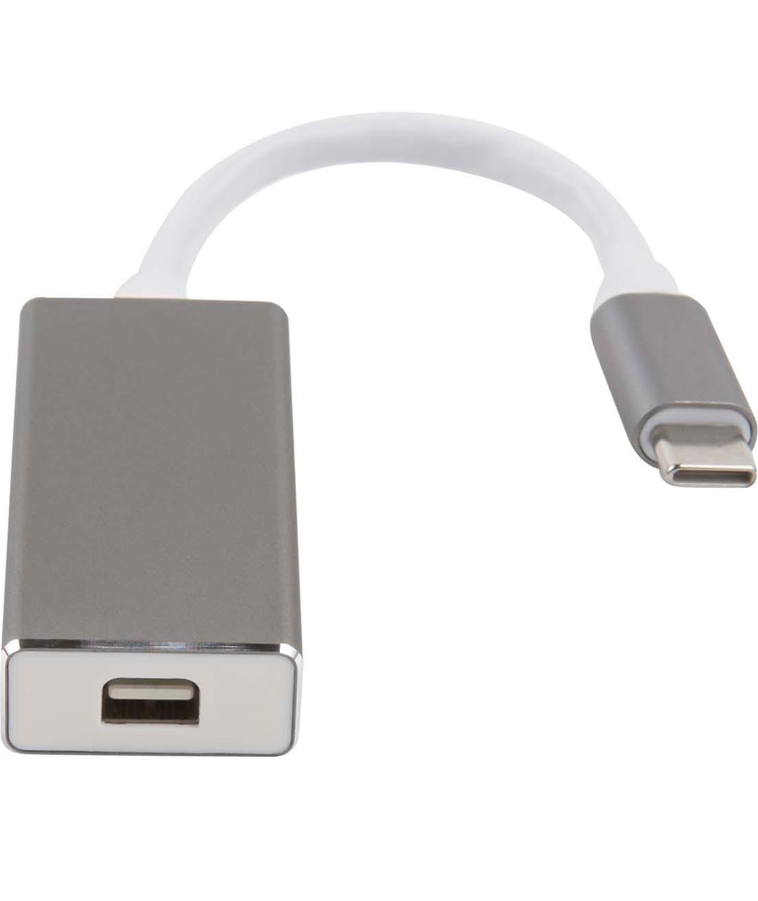 Переходник для MacBook Barn&Hollis Type-C - miniDP серый