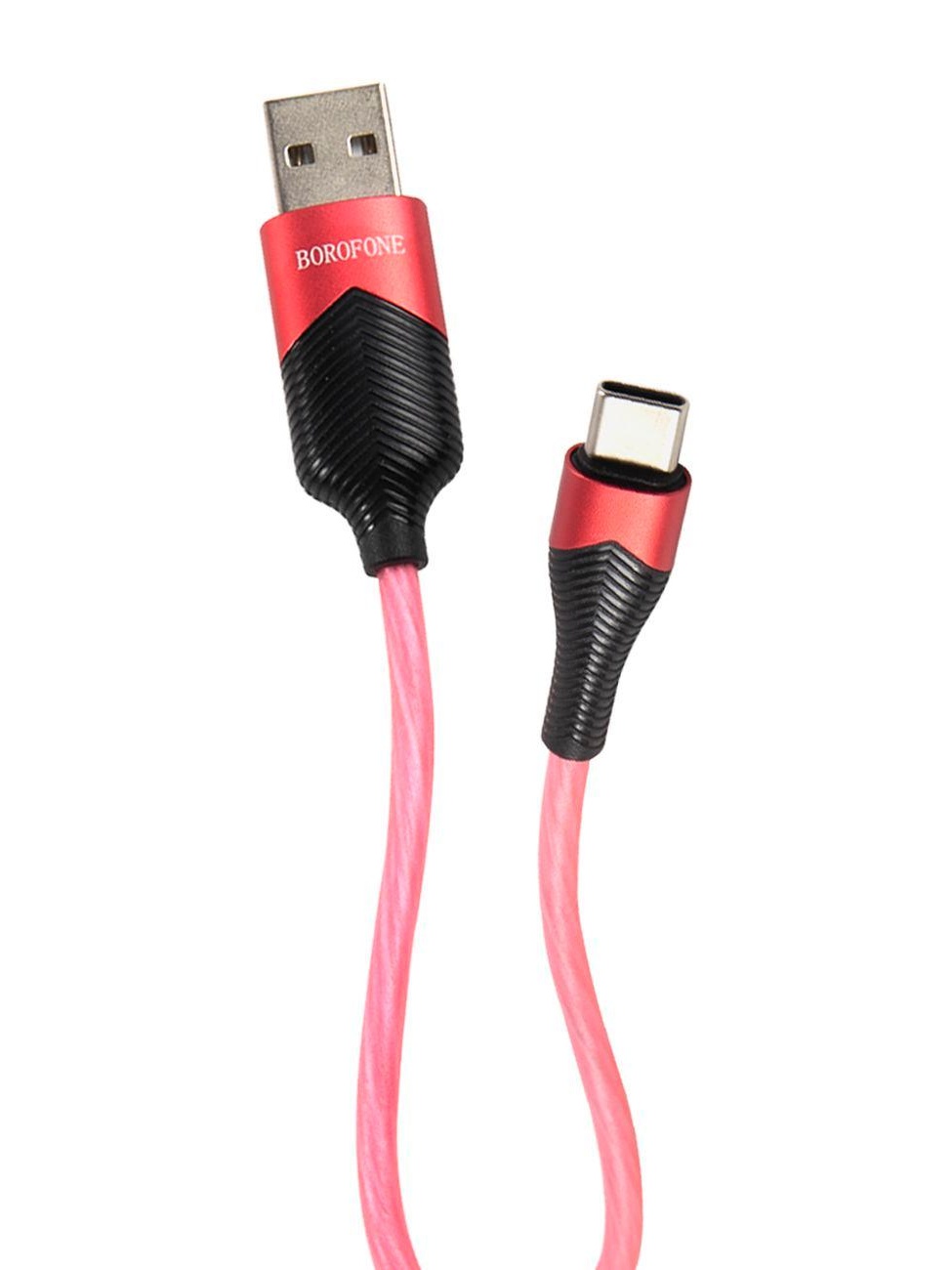 Кабель USB Type-C Borofone BU19 Streamer красный