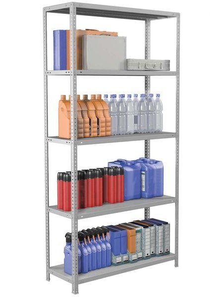 Стеллаж Brabix MS Plus-200/30-5, 200x100x30см (291108)