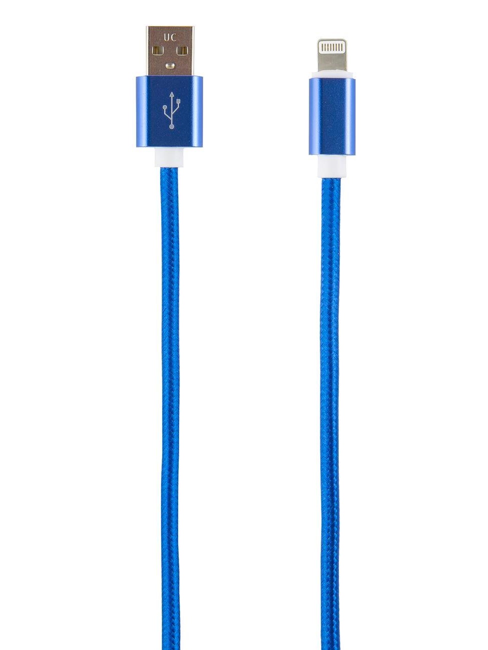 Кабель Red Line USB8pin (2 метра) нейлон, синий