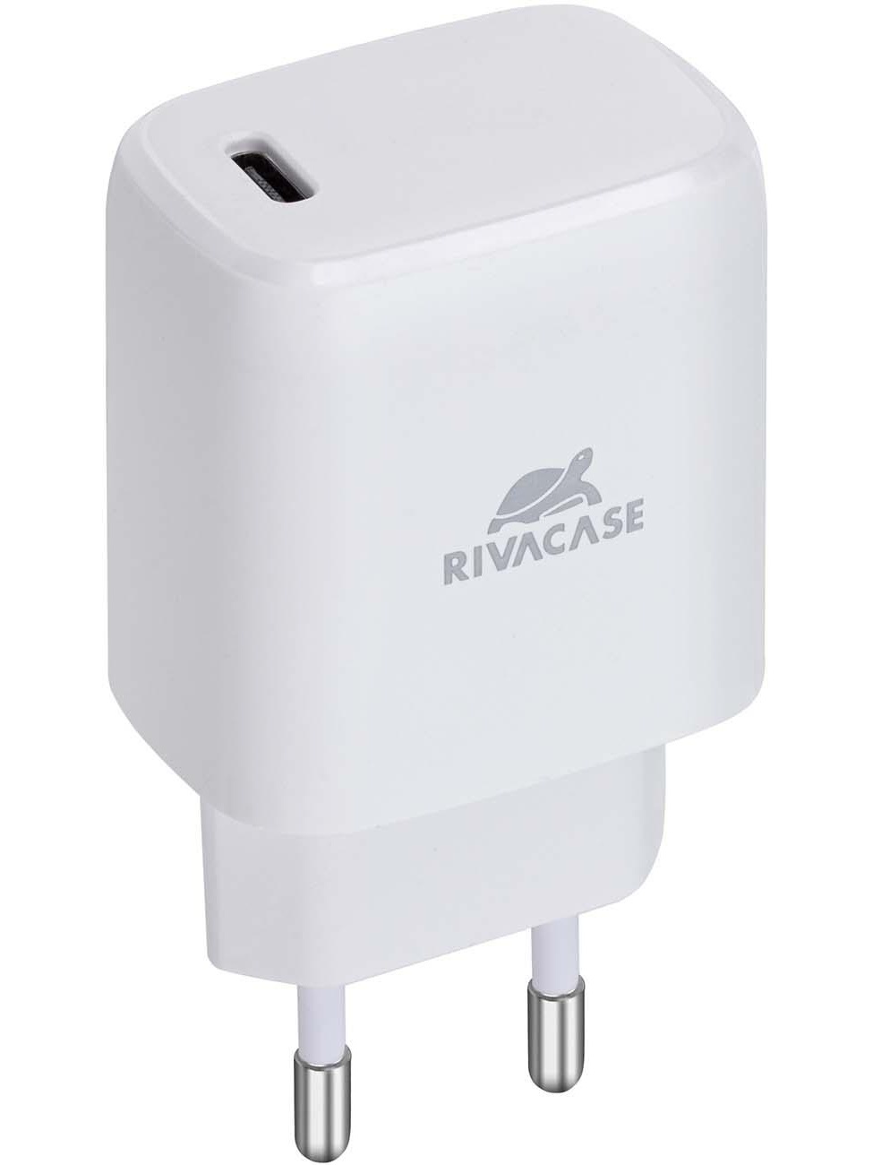 Сетевое зарядное устройство с кабелем RIVACASE PS4191 WD4 White