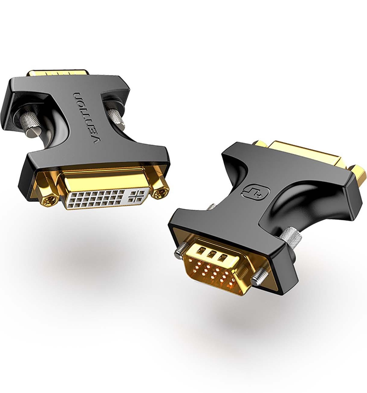 Переходник Vention DVI-I 24+5F/ VGA 15M
