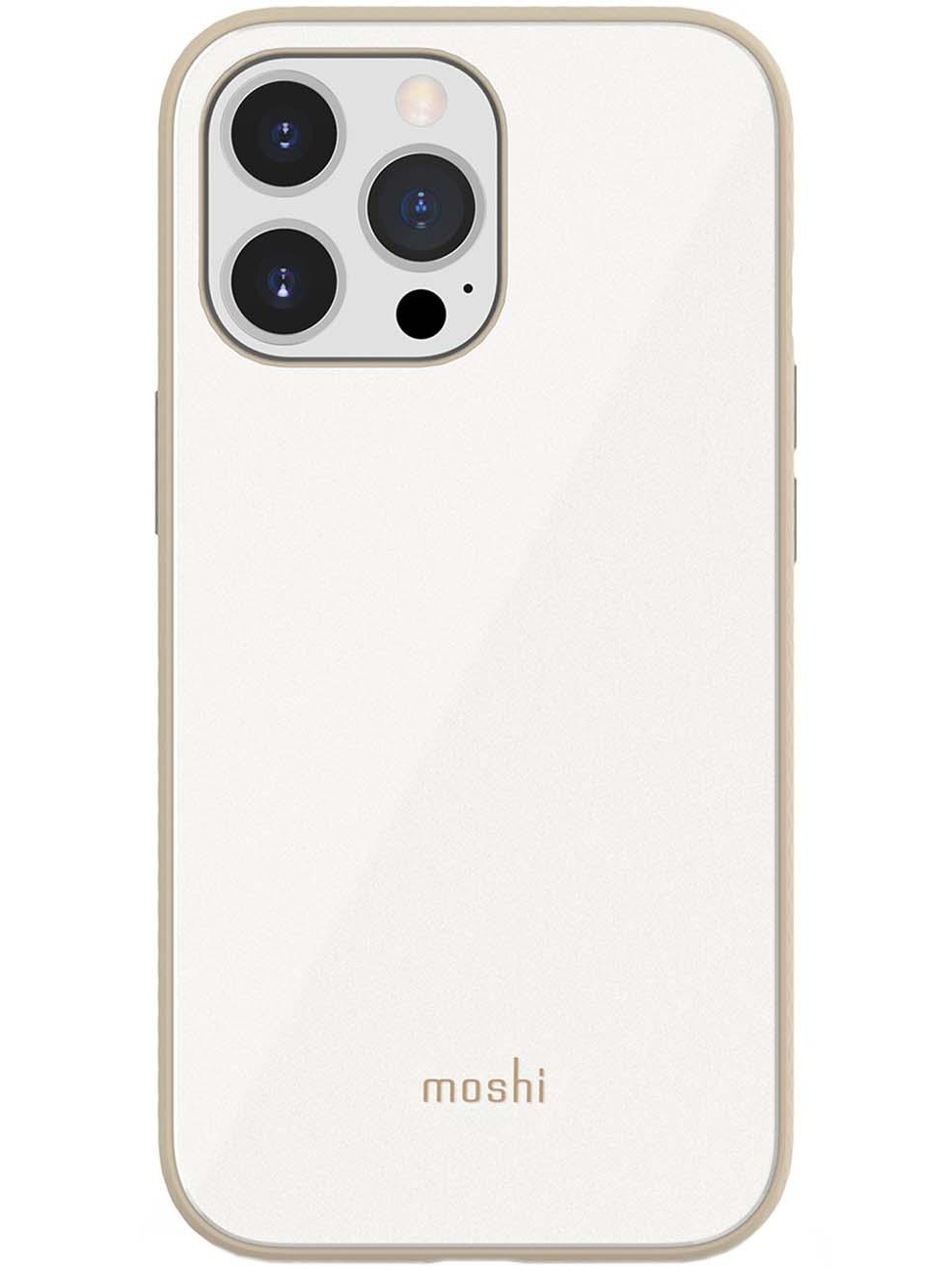 Чехол Moshi iGlaze iPhone 13 Pro Max жемчужно-белый