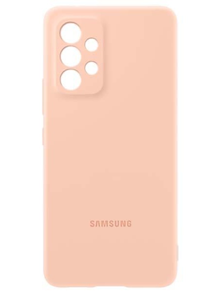 Чехол Samsung для Galaxy A53 Silicone Cover персиковый