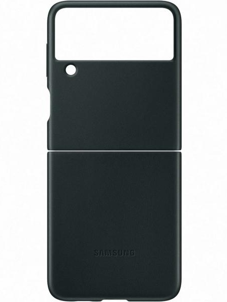 Чехол Samsung Galaxy Z Flip3 Leather Cover Green (EF-VF711)