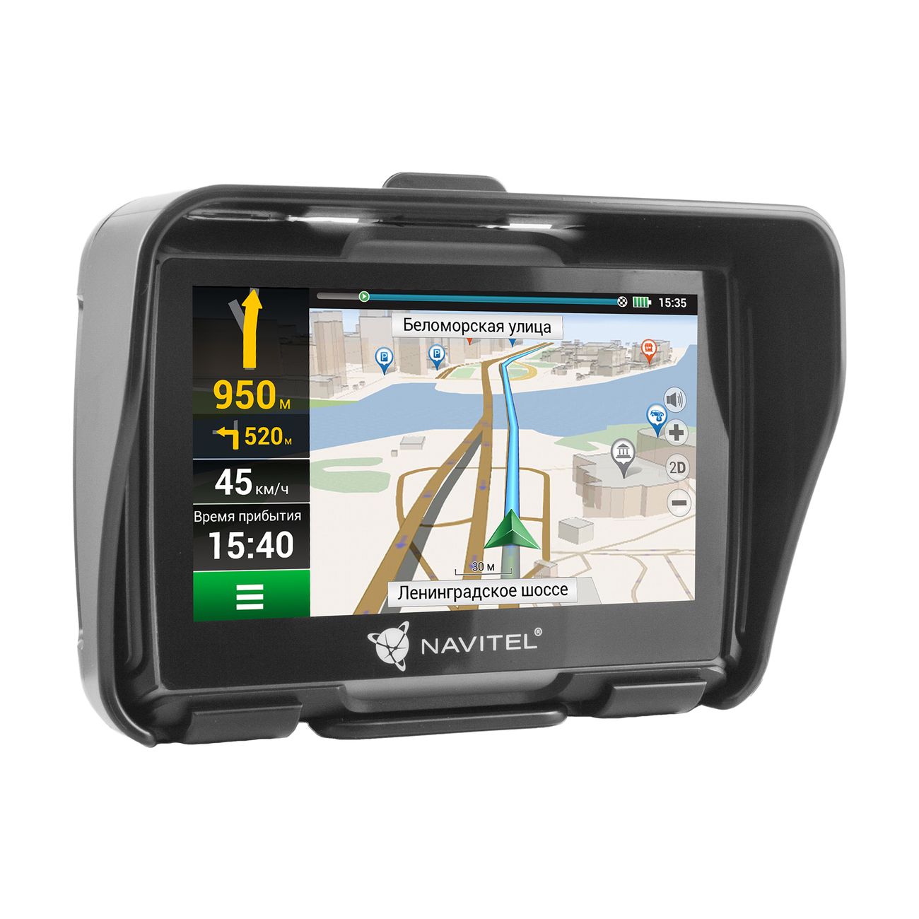 Портативный GPS-навигатор Navitel G550 Moto