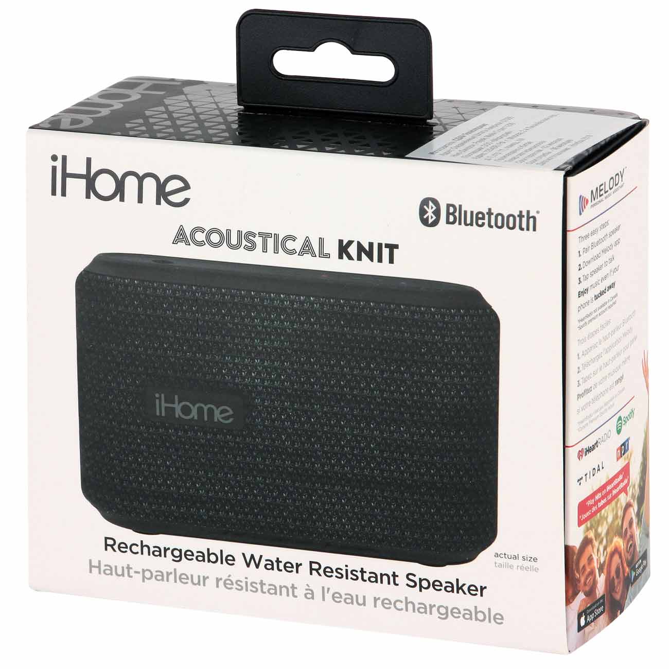 Купить Беспроводная акустика iHome iBT370 Grey/Black в каталоге интернет  магазина М.Видео по выгодной цене с доставкой, отзывы, фотографии - Москва