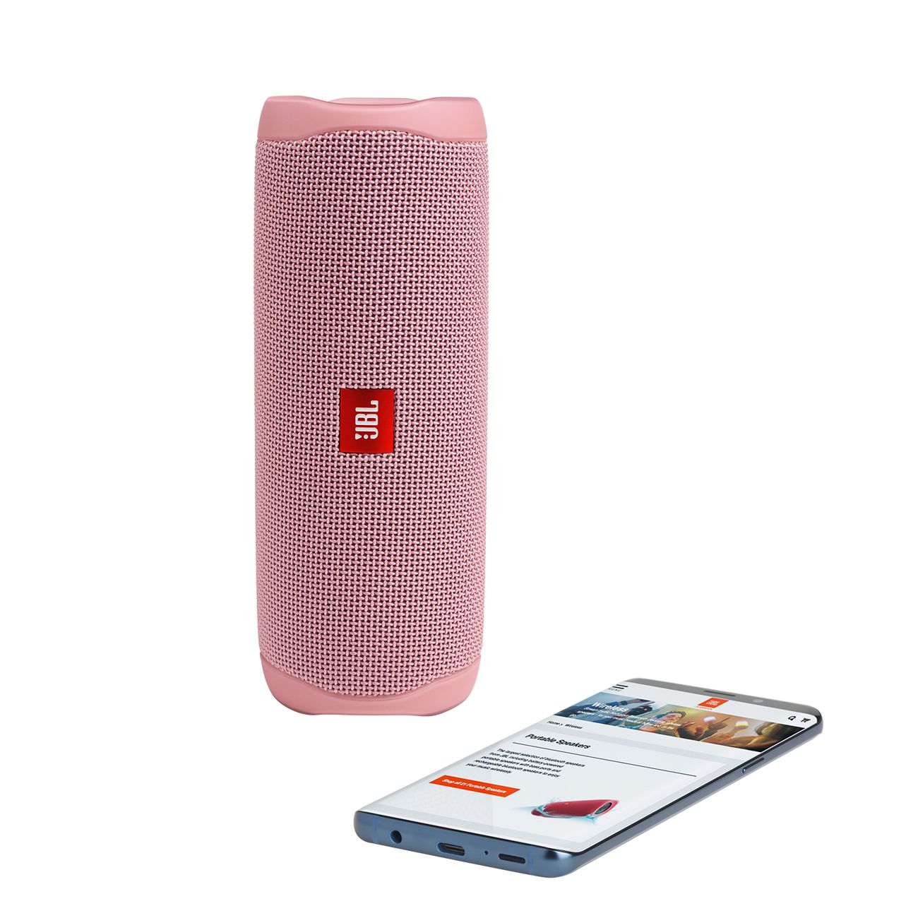 Купить Беспроводная акустика JBL Flip 5 Pink в каталоге интернет магазина  М.Видео по выгодной цене с доставкой, отзывы, фотографии - Москва