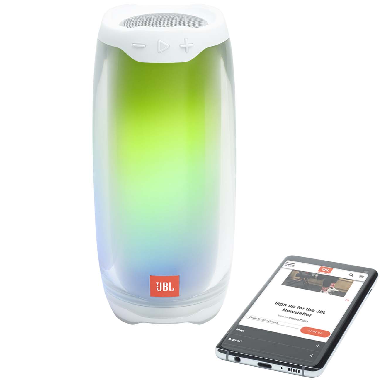 Купить Беспроводная акустика JBL Pulse 4 White в каталоге интернет магазина  М.Видео по выгодной цене с доставкой, отзывы, фотографии - Москва