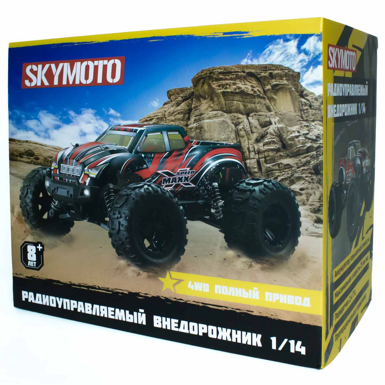 Купить Радиоуправляемая машина Skymoto SK-6 Внедорожник 4x4 (1/14) в  каталоге интернет магазина М.Видео по выгодной цене с доставкой, отзывы,  фотографии - Москва