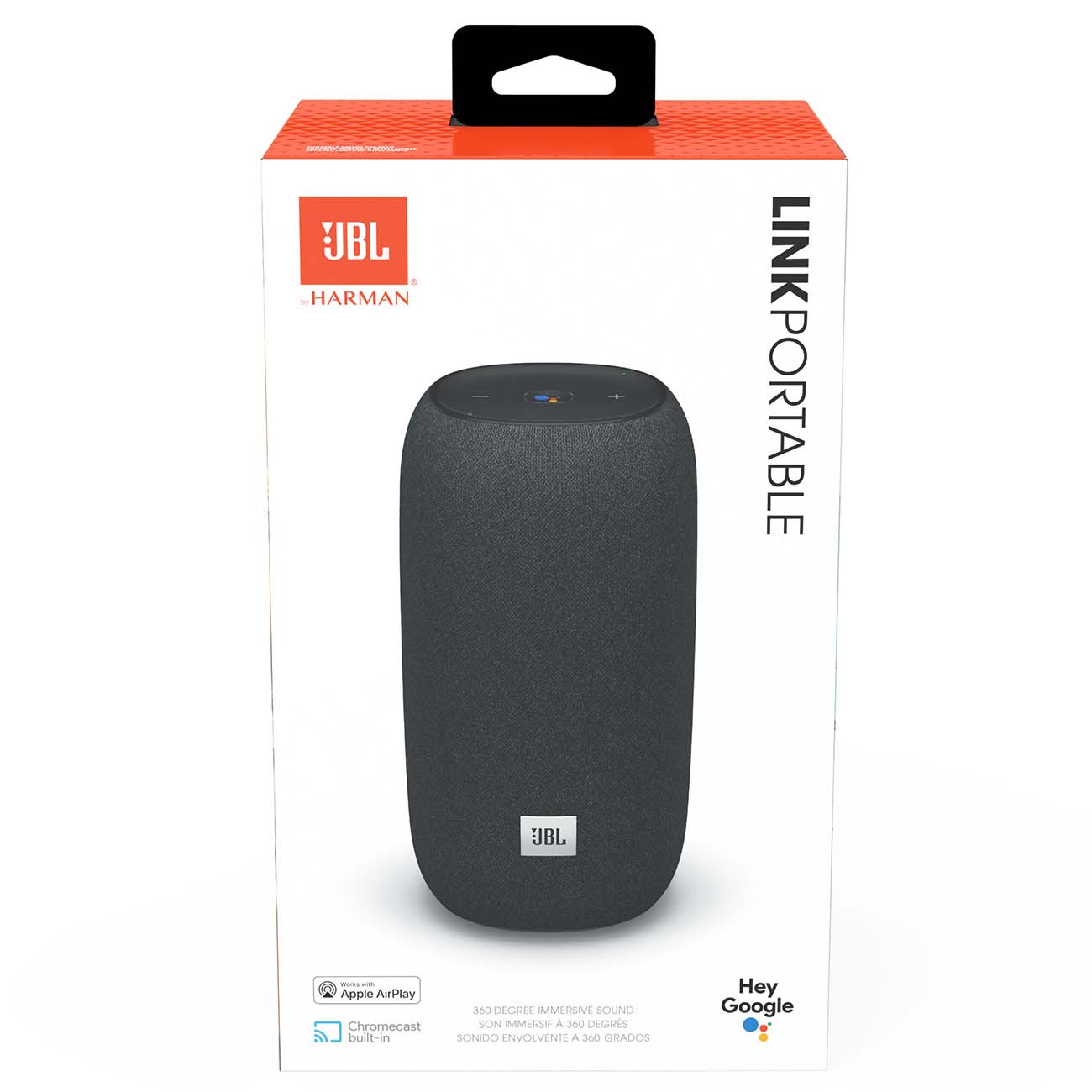 Купить Умная колонка JBL Link Portable Black с голосовым помощником Алисой  в каталоге интернет магазина М.Видео по выгодной цене с доставкой, отзывы,  фотографии - Москва