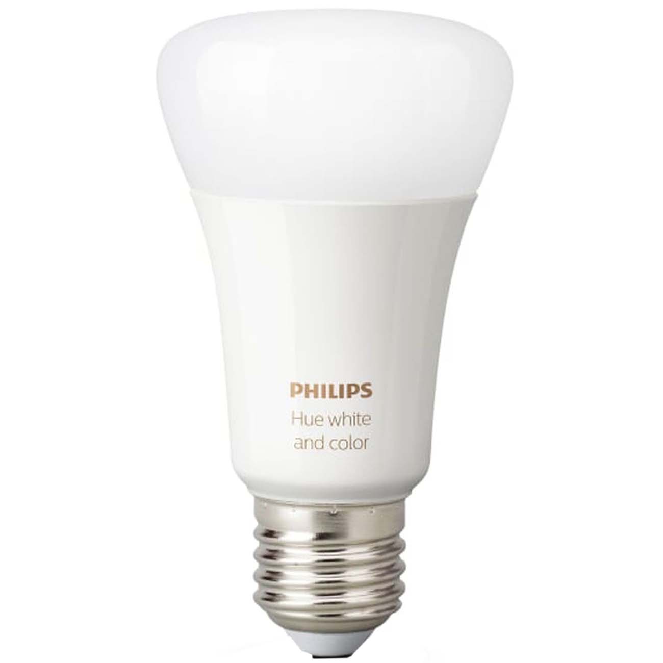 Купить Умная лампочка Philips Hue Starter Kit E27 Color (929002216825) в  каталоге интернет магазина М.Видео по выгодной цене с доставкой, отзывы,  фотографии - Москва