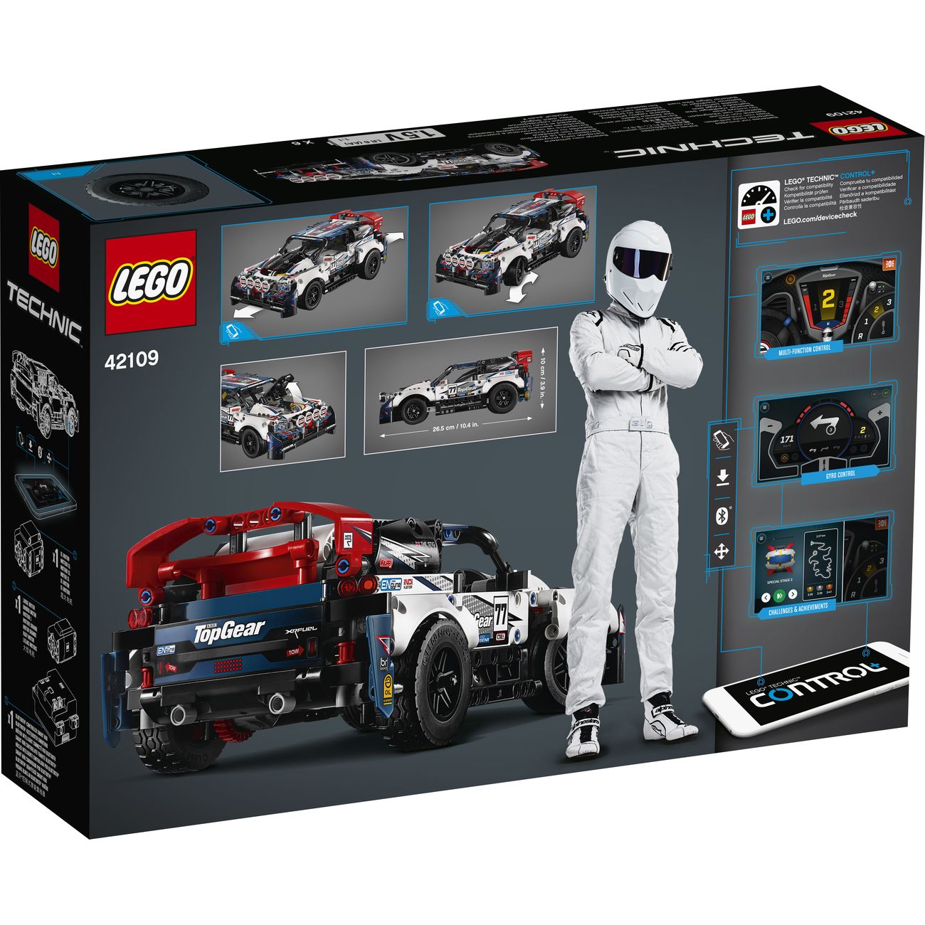 Купить Радиоуправляемая модель-конструктор Lego Technic: Гоночный автомобиль  Top Gear (42109) в каталоге интернет магазина М.Видео по выгодной цене с  доставкой, отзывы, фотографии - Москва