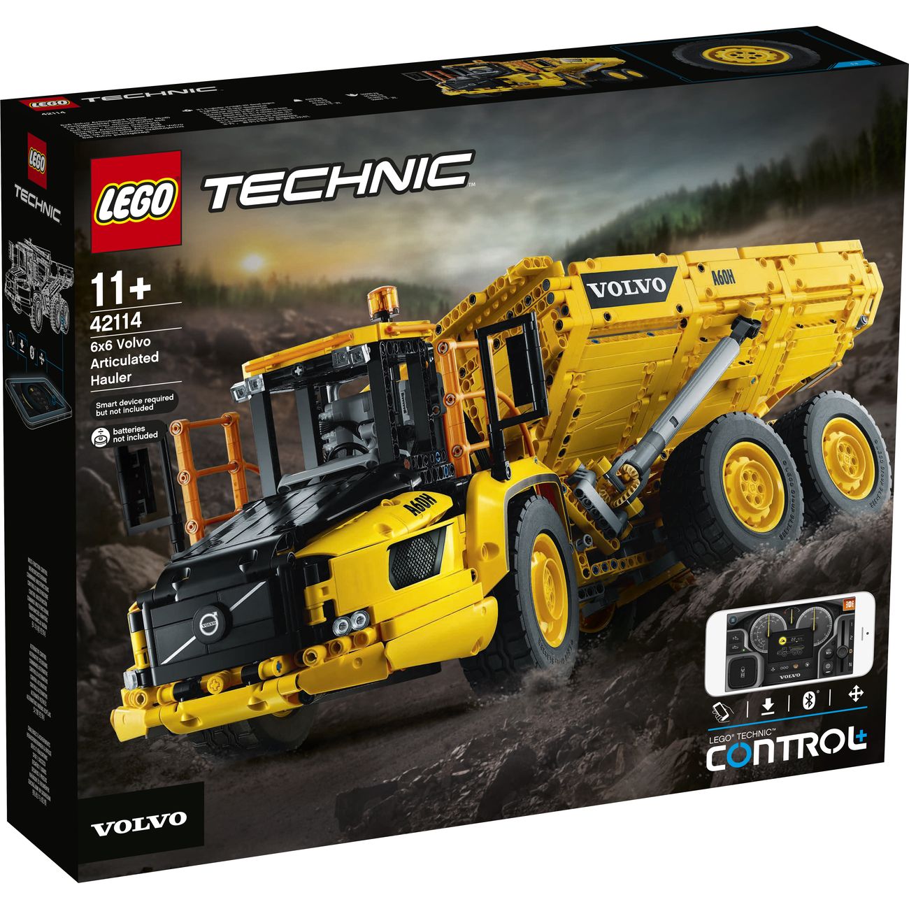 Купить Радиоуправляемая модель-конструктор Lego Technic: Самосвал Volvo  (42114) в каталоге интернет магазина М.Видео по выгодной цене с доставкой,  отзывы, фотографии - Москва