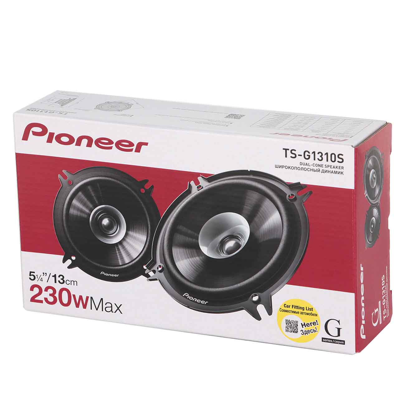 Купить Автомобильные колонки Pioneer TS-G1310S в каталоге интернет магазина  М.Видео по выгодной цене с доставкой, отзывы, фотографии - Москва