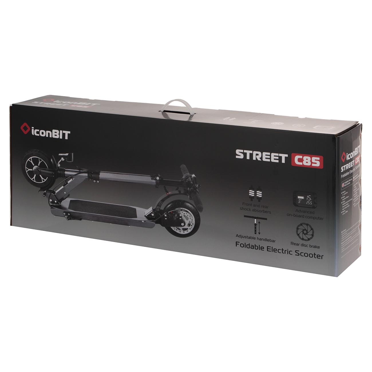 Купить Электрический самокат iconBIT Street C85 Black (XLR3014) в каталоге  интернет магазина М.Видео по выгодной цене с доставкой, отзывы, фотографии  - Москва