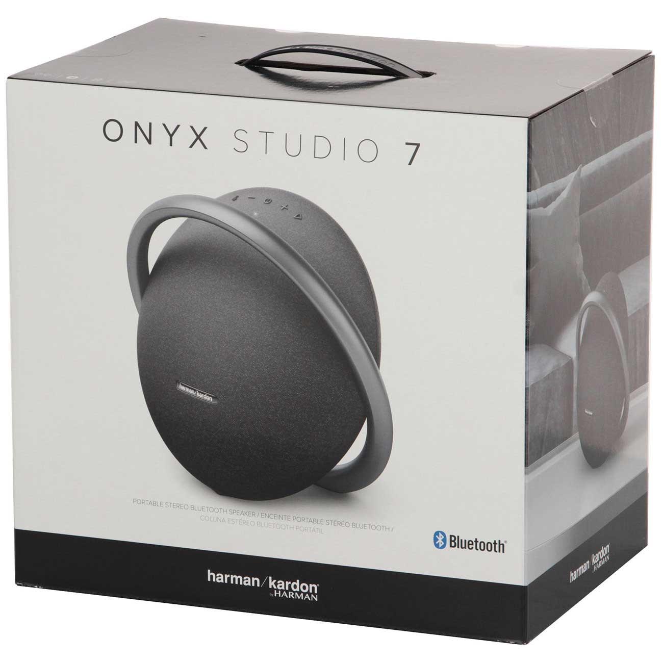 Купить Беспроводная акустика Harman/Kardon Onyx Studio 7 Black (HKOS7BLKRU)  в каталоге интернет магазина М.Видео по выгодной цене с доставкой, отзывы,  фотографии - Москва