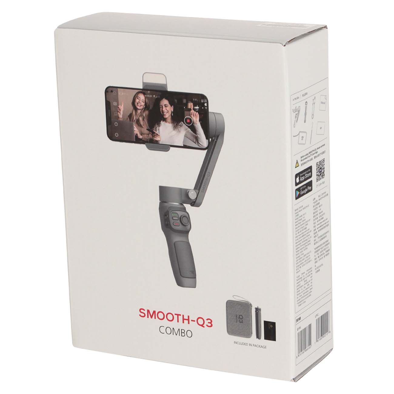 Купить Стабилизатор для смартфона Zhiyun Smooth-Q3 Combo Grey (C030113INT)  в каталоге интернет магазина М.Видео по выгодной цене с доставкой, отзывы,  фотографии - Москва