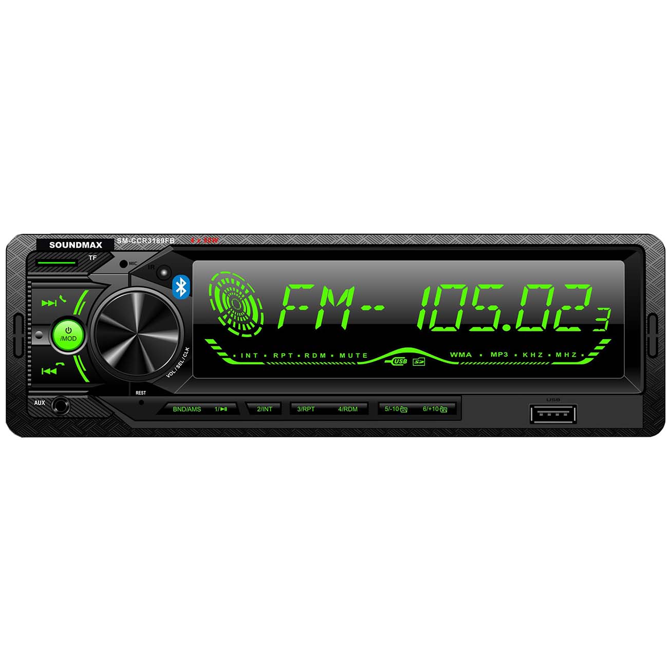 USB-Автомагнитола Soundmax SM-CCR3189FB