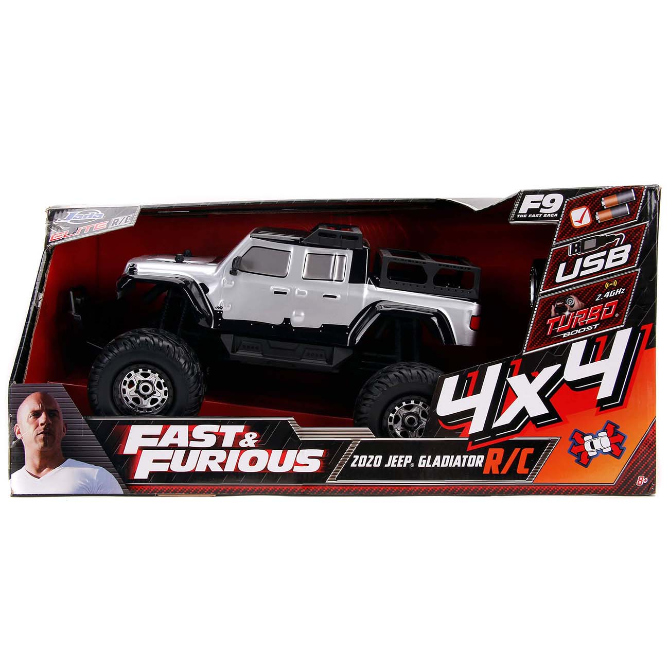 Купить Радиоуправляемая машина Jada Fast & Furious Jeep Gladiator 2020 R/C  в каталоге интернет магазина М.Видео по выгодной цене с доставкой, отзывы,  фотографии - Москва