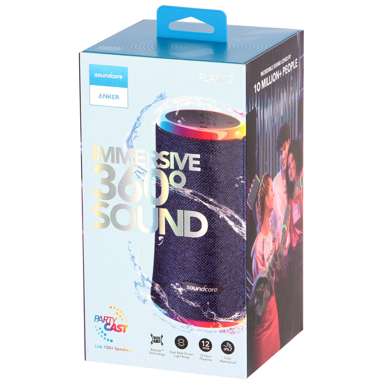 Беспроводная акустика Soundcore Flare II Blue (A3165G31)