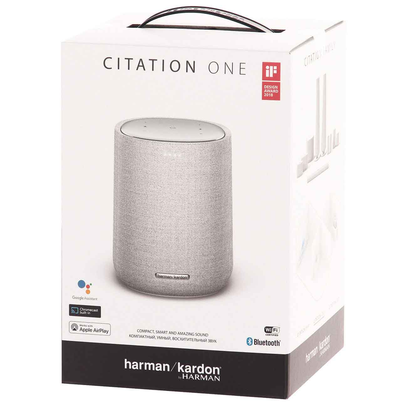 Купить Умная колонка Harman/Kardon Citation One MKII (HKCITAONEMKIIGRYRU) в  каталоге интернет магазина М.Видео по выгодной цене с доставкой, отзывы,  фотографии - Москва