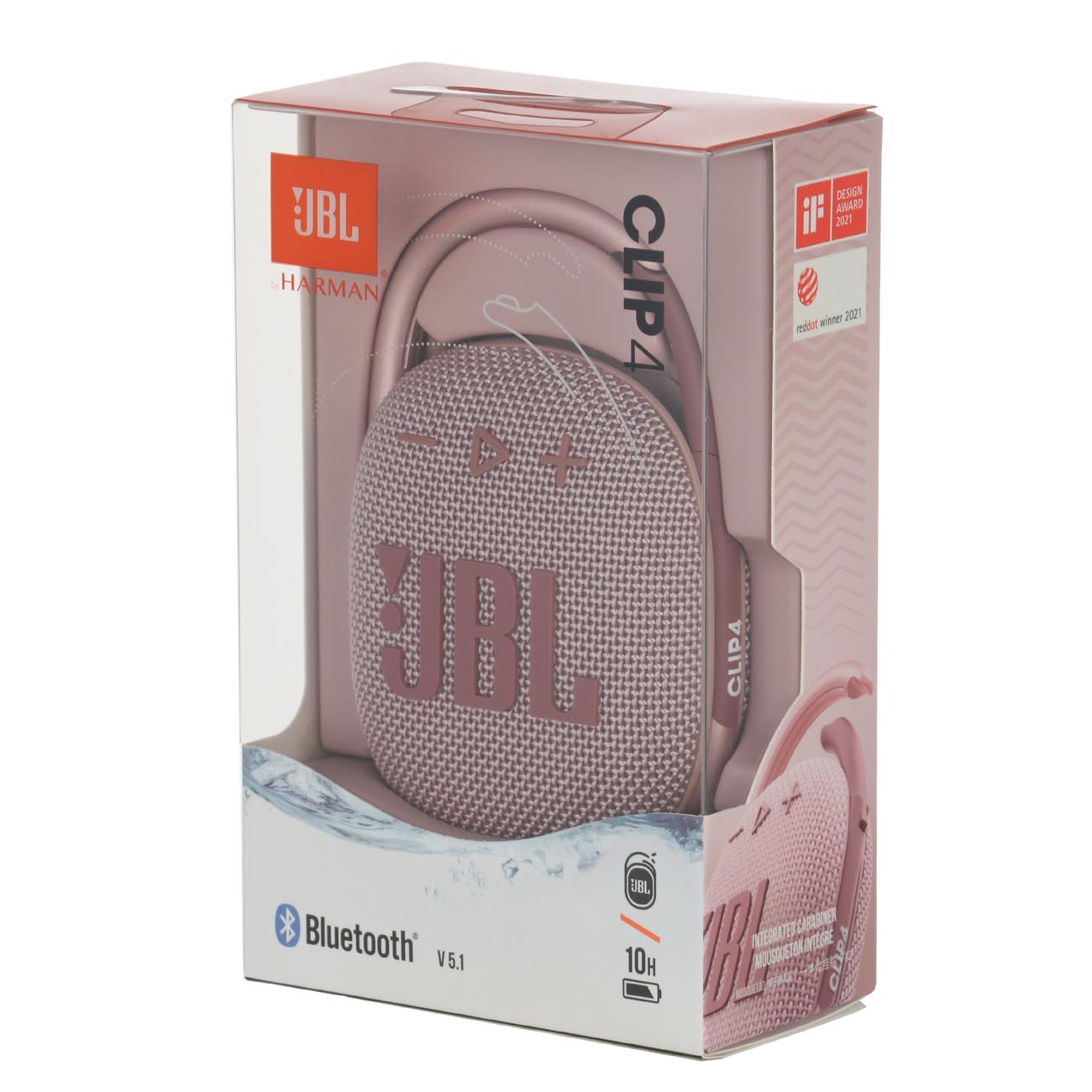 Купить Беспроводная акустика JBL Clip 4 Pink в каталоге интернет магазина  М.Видео по выгодной цене с доставкой, отзывы, фотографии - Москва