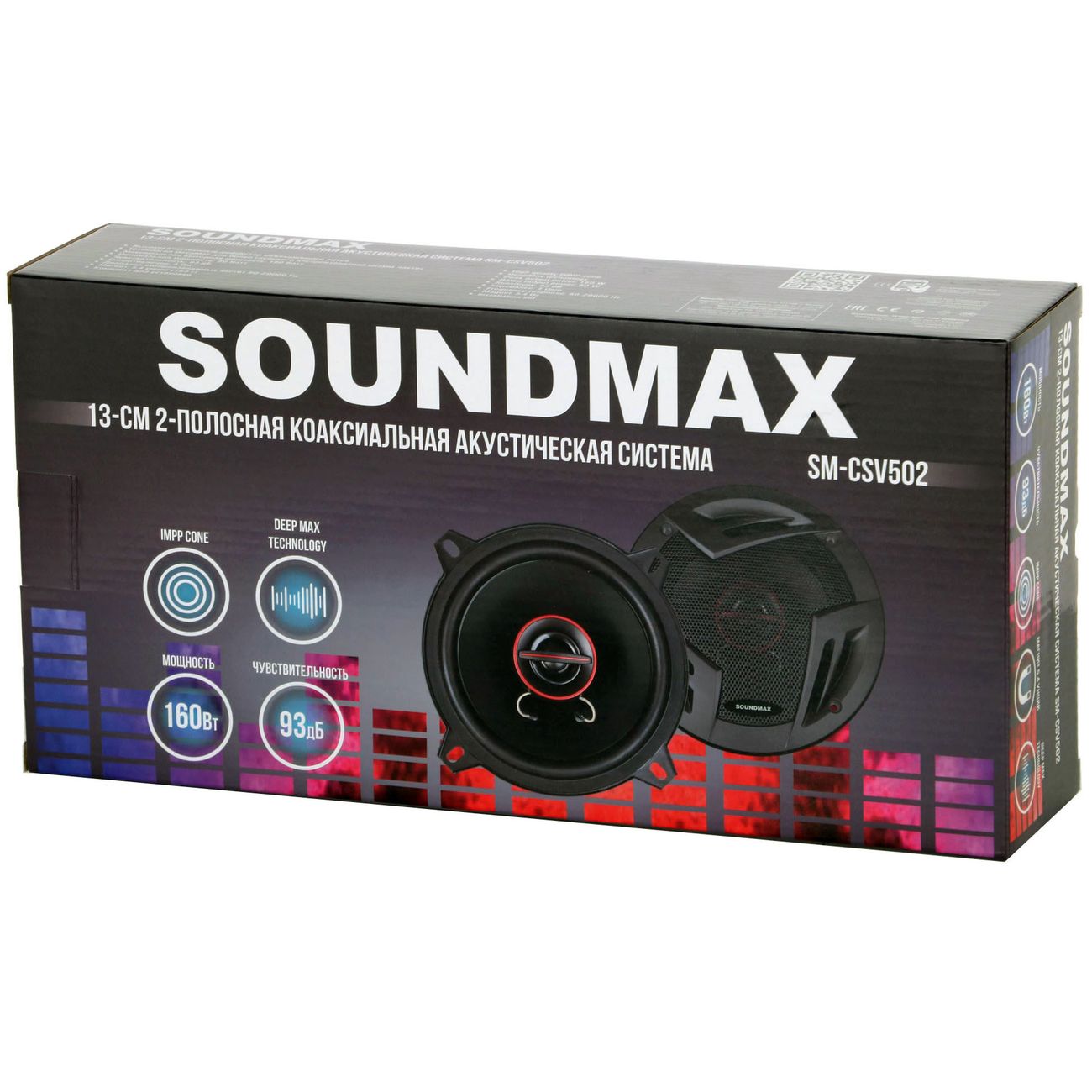 Топ динамиков 13 см. Автоакустика Soundmax SM-cf502.