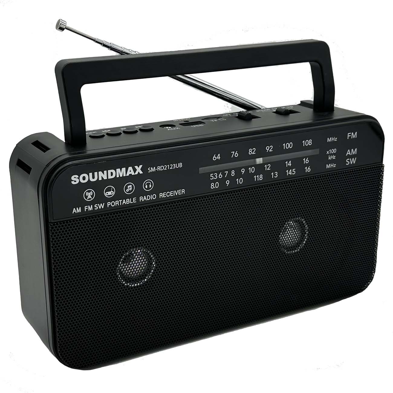 Купить Радиоприемник Soundmax SM-RD2123UB в каталоге интернет магазина  М.Видео по выгодной цене с доставкой, отзывы, фотографии - Москва