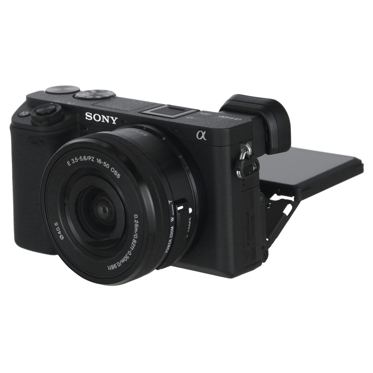 Купить Фотоаппарат системный Sony A6400 + SEL-P1650 Black (ILCE-6400L/B) в  каталоге интернет магазина М.Видео по выгодной цене с доставкой, отзывы,  фотографии - Москва