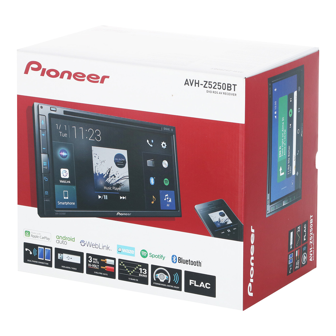 USB-Автомагнитола c встроенным монитором Pioneer AVH-Z5250BT