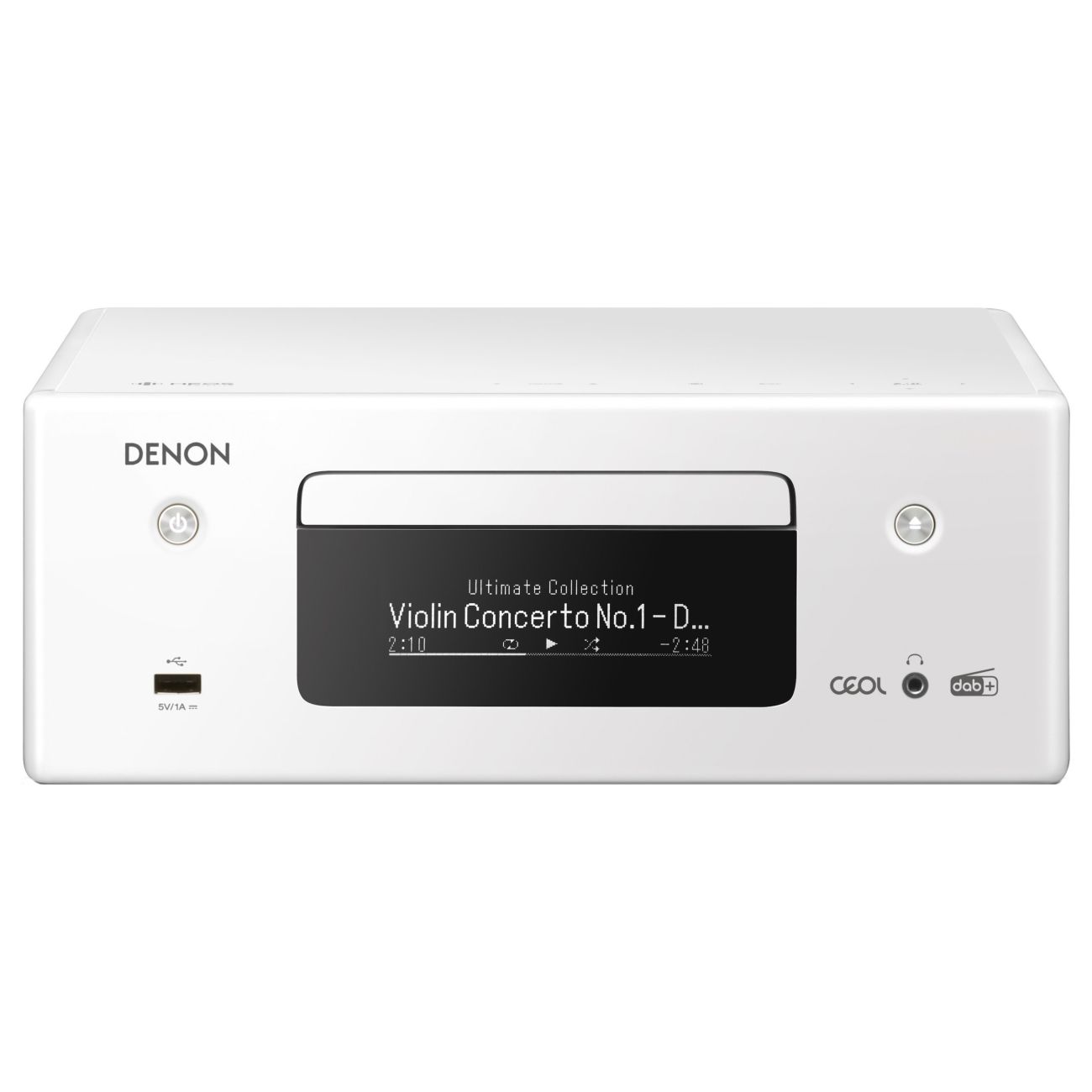 Купить Сетевой CD-плеер с ресивером Denon RCD-N10 White в каталоге интернет  магазина М.Видео по выгодной цене с доставкой, отзывы, фотографии - Москва