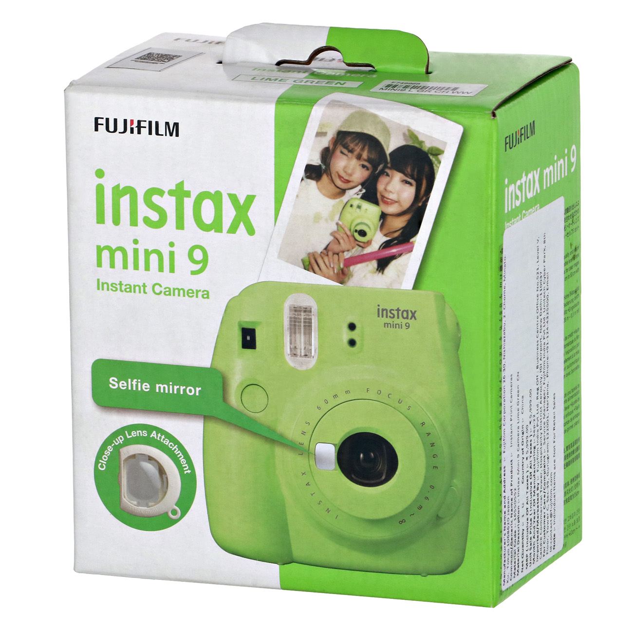 Купить Фотоаппарат моментальной печати Fujifilm Instax Mini 9 Lime Green в  каталоге интернет магазина М.Видео по выгодной цене с доставкой, отзывы,  фотографии - Москва