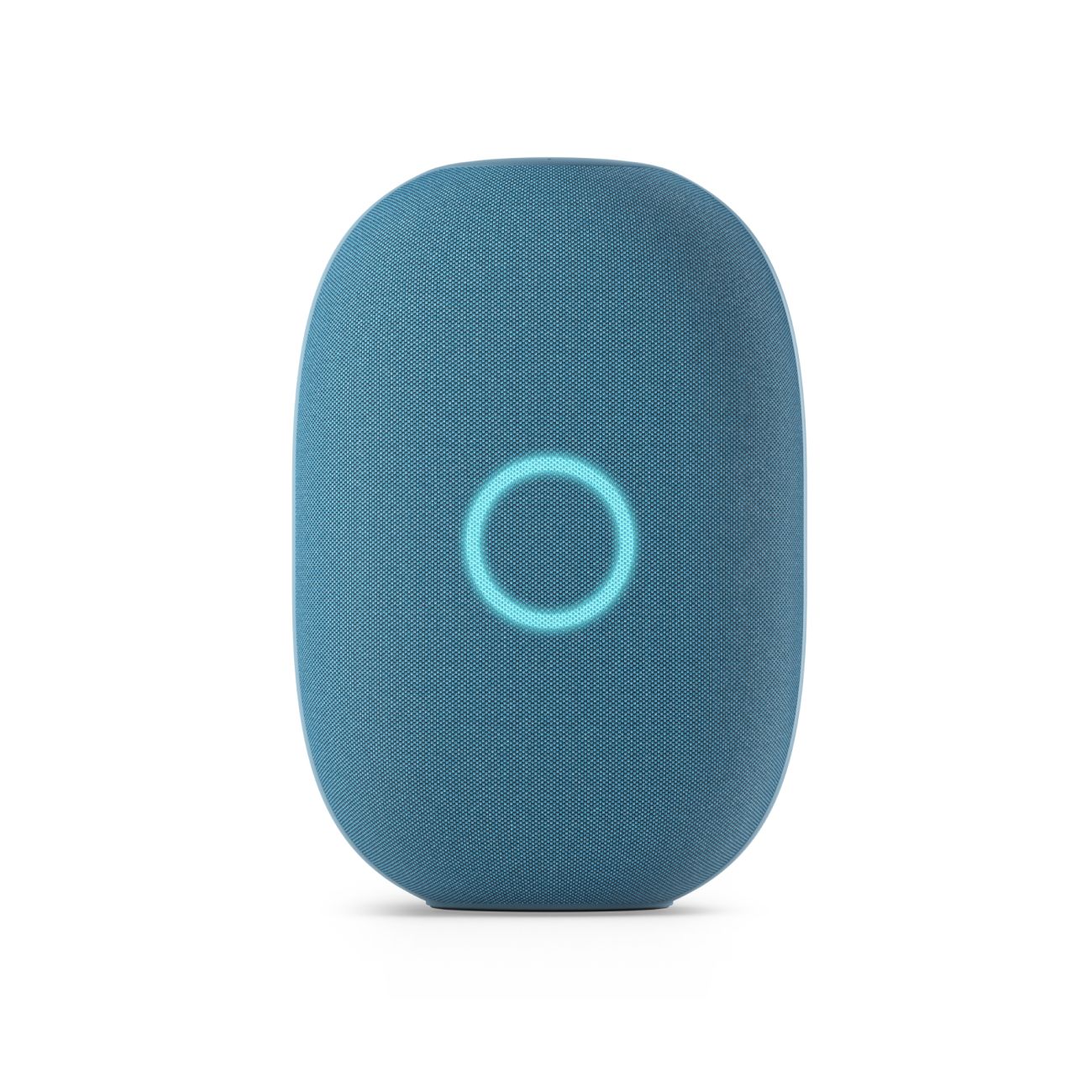 Изображение товара Восстановленная умная колонка VK Капсула с голосовым помощником Марусей синяя, как новый