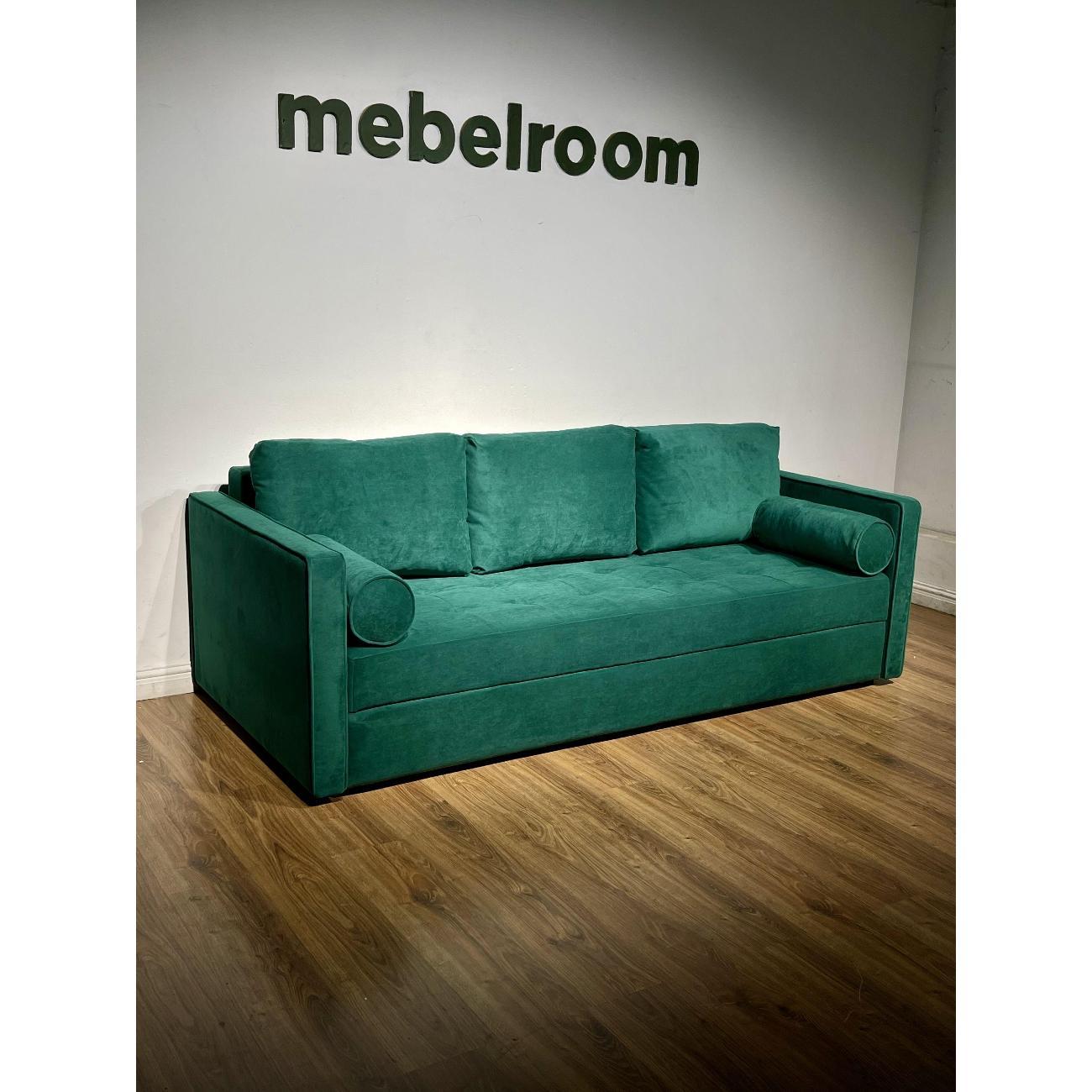 Изображение товара Диван mebelroom Диван прямой раскладной с подлокотниками, механизм еврокнижка, независимые пружины, трансформер 2 в 1, 220х100х80 см