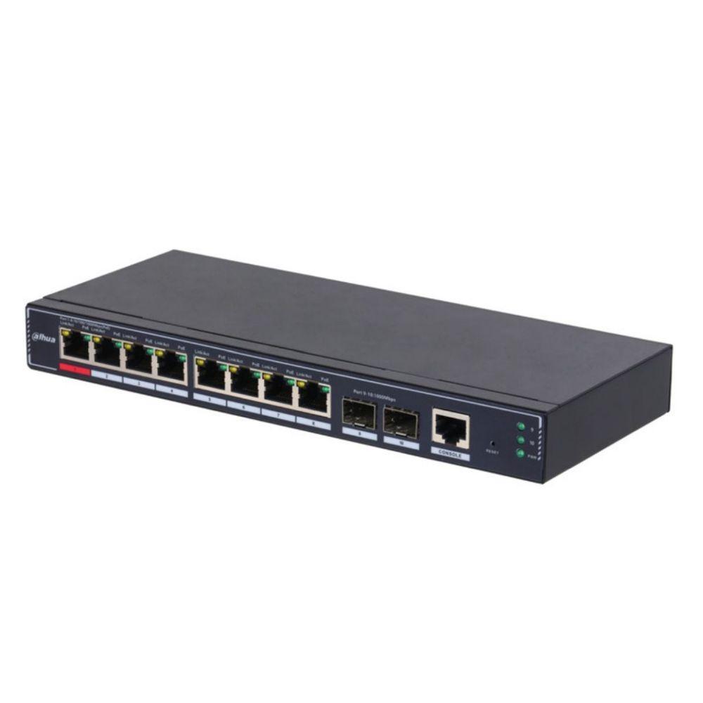 Изображение товара Коммутатор Dahua 10-Port Cloud Managed Desktop Gigabit Switch with 8-Port PoE