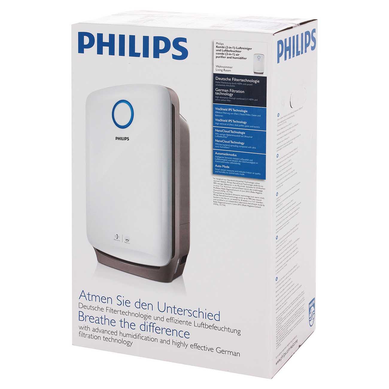 Купить Воздухоувлажнитель-воздухоочиститель Philips AC4080/10 в каталоге  интернет магазина М.Видео по выгодной цене с доставкой, отзывы, фотографии  - Москва