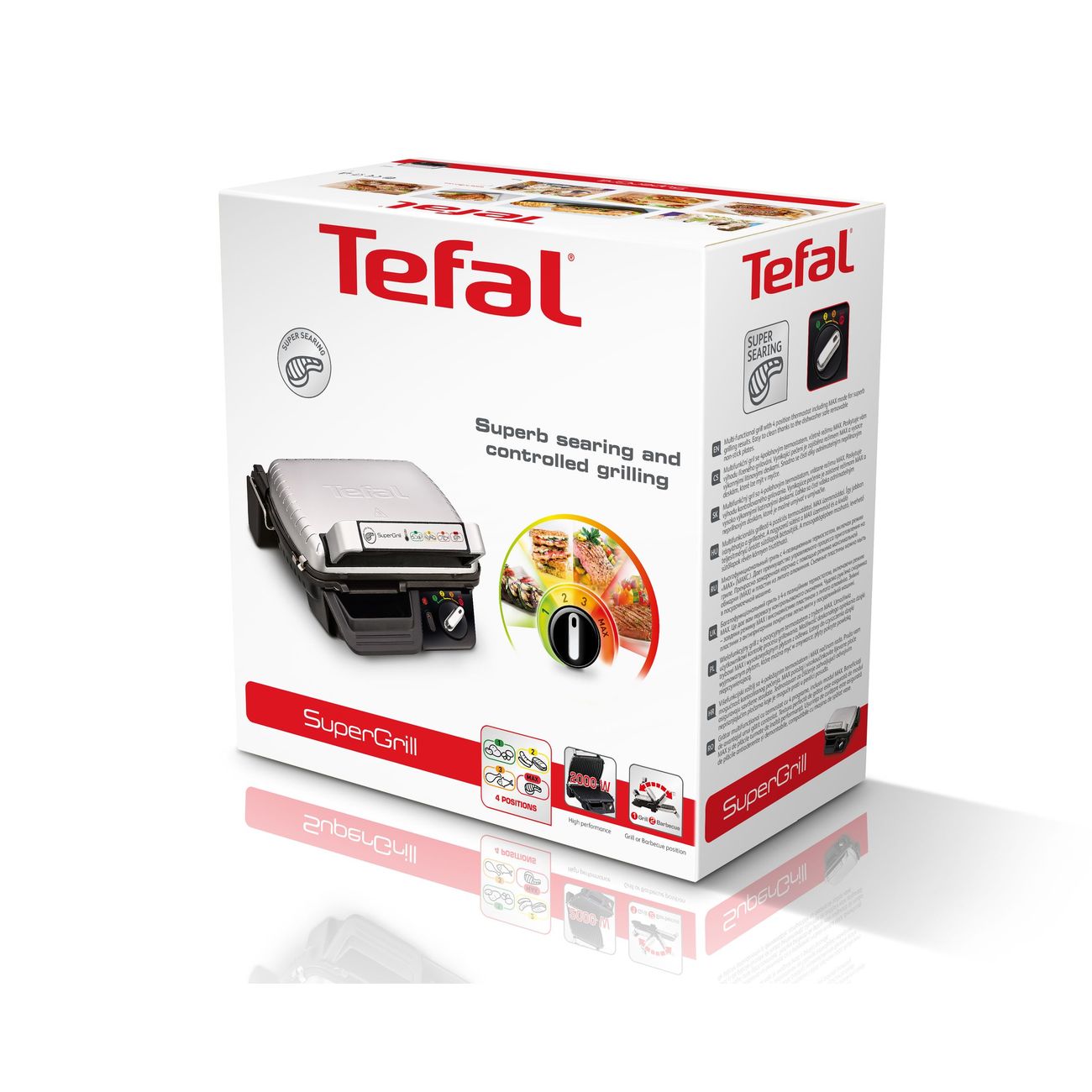 Купить Электрогриль Tefal Supergrill 2в1 GC450B32 в каталоге интернет  магазина М.Видео по выгодной цене с доставкой, отзывы, фотографии - Москва