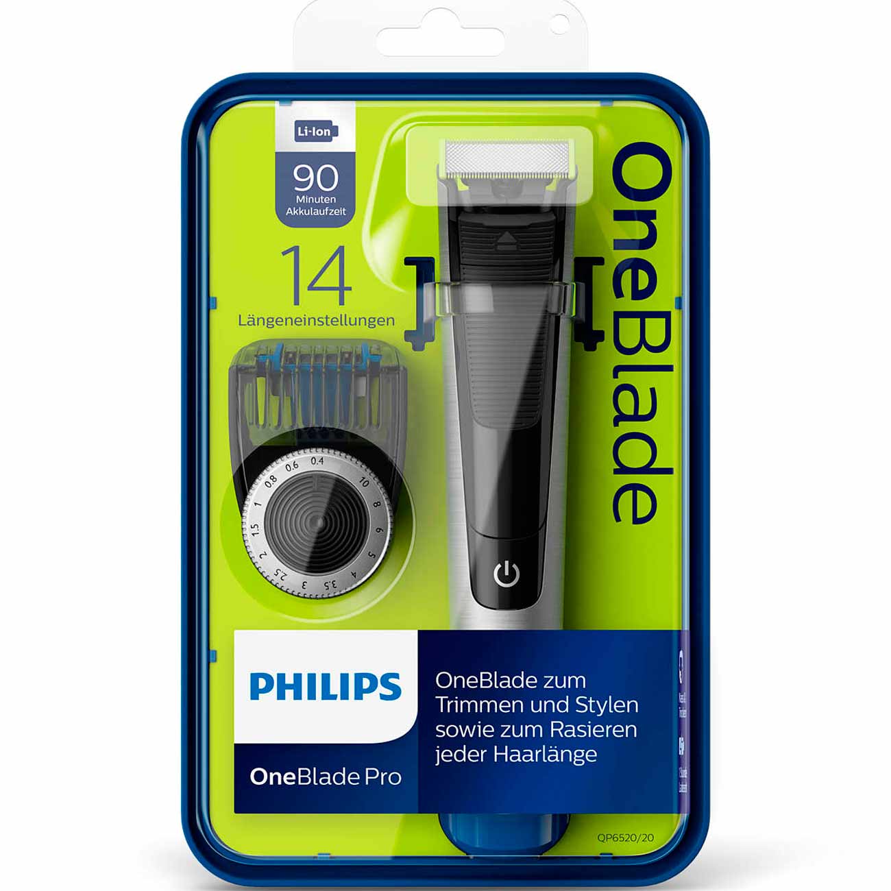 Купить Триммер Philips OneBlade Pro QP6520/20 в каталоге интернет магазина  М.Видео по выгодной цене с доставкой, отзывы, фотографии - Москва