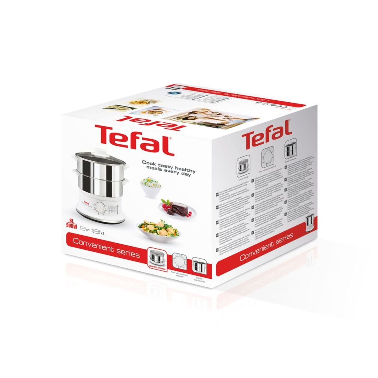 Купить Пароварка Tefal Convenient Series VC145130 в каталоге интернет  магазина М.Видео по выгодной цене с доставкой, отзывы, фотографии - Москва