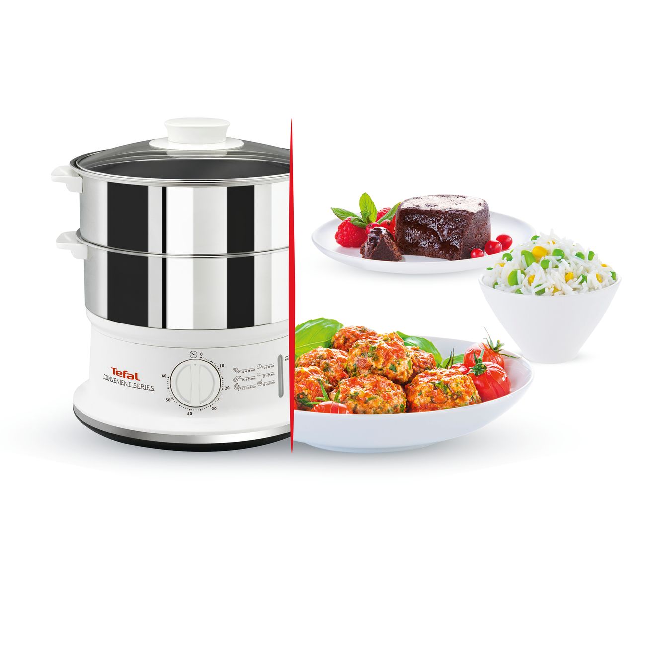 Купить Пароварка Tefal Convenient Series VC145130 в каталоге интернет  магазина М.Видео по выгодной цене с доставкой, отзывы, фотографии - Москва