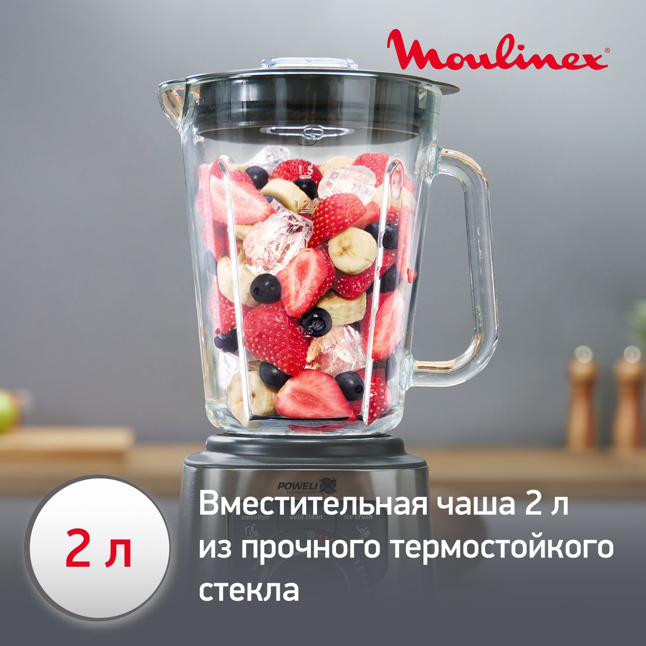 Блендер стационарный Moulinex Perfect Mix LM811D10