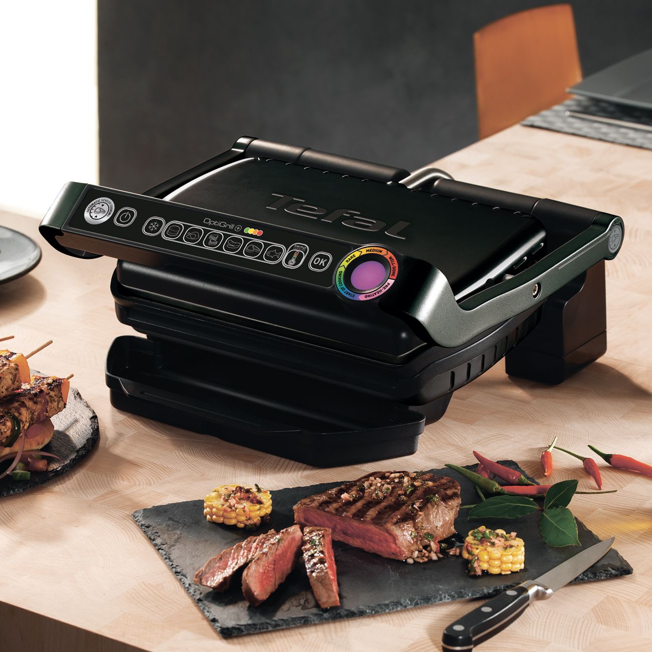 Купить Электрогриль Tefal Optigrill+ GC712 Black в каталоге интернет  магазина М.Видео по выгодной цене с доставкой, отзывы, фотографии - Москва