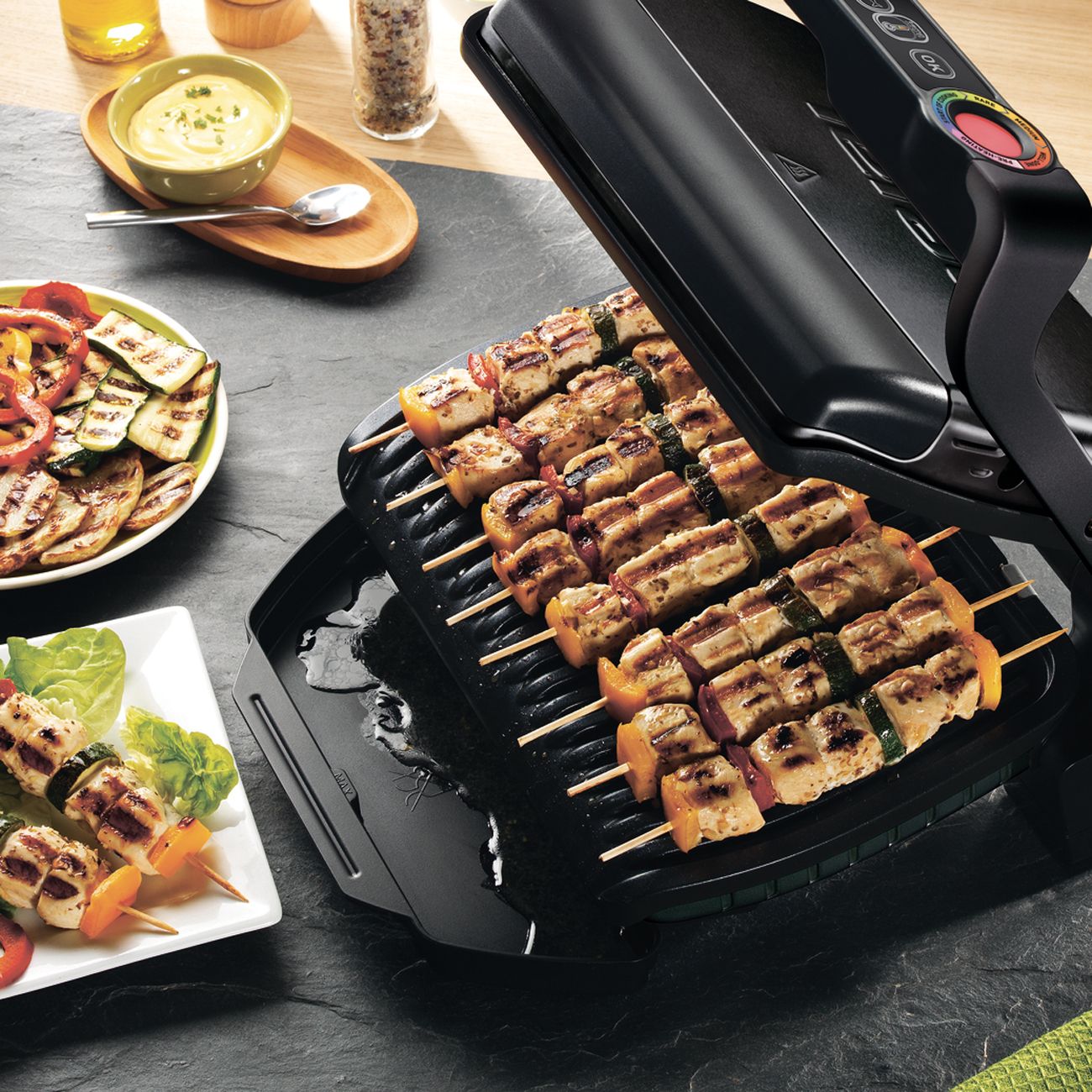 Купить Электрогриль Tefal Optigrill+ GC712 Black в каталоге интернет  магазина М.Видео по выгодной цене с доставкой, отзывы, фотографии - Москва