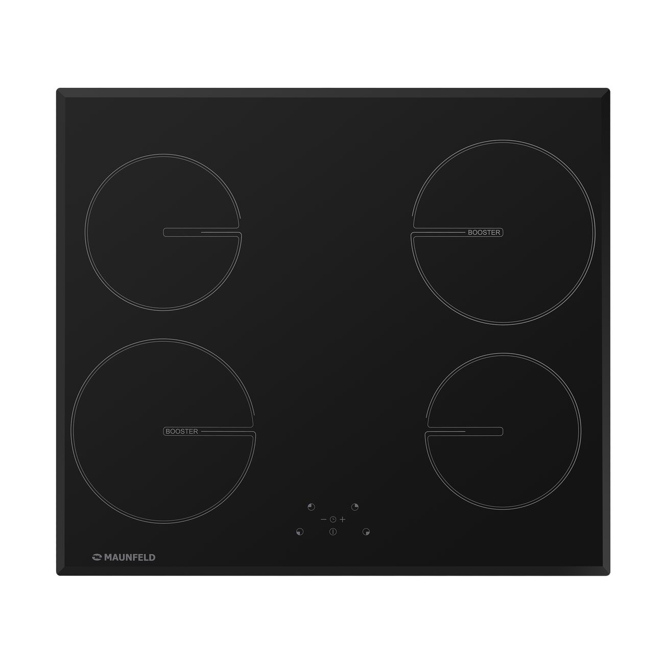 Изображение товара Встраиваемая индукционная панель независимая Maunfeld MVI59.4HZ.2BT-BK черный